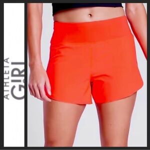 NWOT Athleta Girl x Allyson Felix Orange Run With It Girls' Shorts